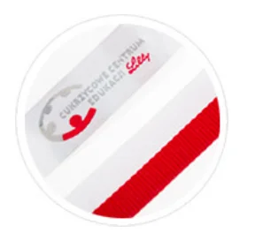 Tape with woven logo